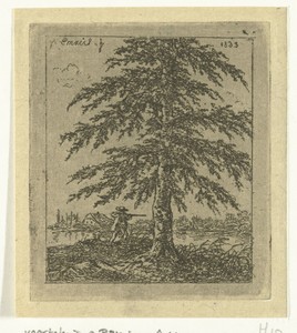 Landschap met beuk en jager