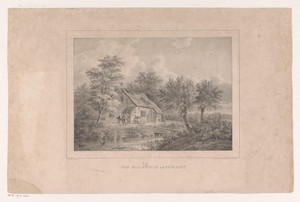 Landschap met boerderij