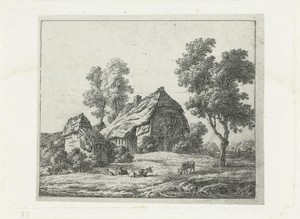 Landschap met boerderij
