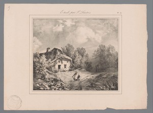 Landschap met boerderij
