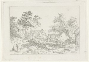 Landschap met boerderijen