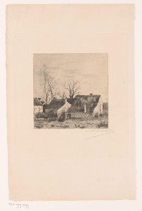 Landschap met boerderijen