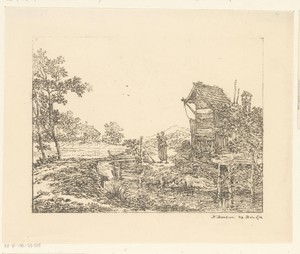 Landschap met boerenhoeve