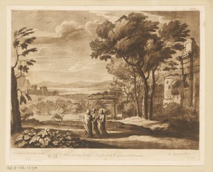 Landschap met Christus en de Emmaüsgangers