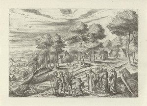 Landschap met Christus en de hoofdman van Kafarnaüm