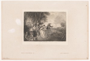 Landschap met dansende herders