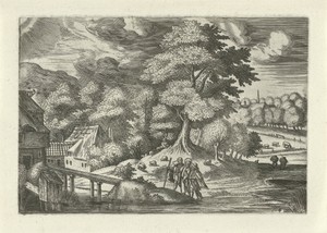 Landschap met de Emmaüsgangers