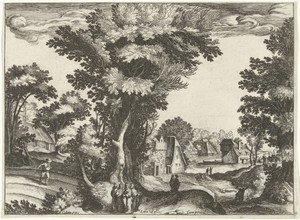 Landschap met de gelijkenis van de zaaier
