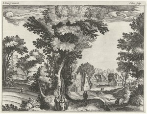 Landschap met de gelijkenis van het onkruid tussen het graan