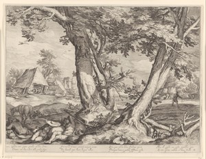Landschap met de parabel van de zaaier