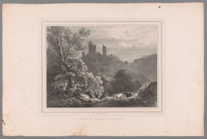 Landschap met de ruïne van Beauffort