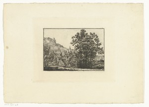 Landschap met dorp
