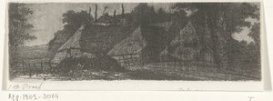 Landschap met drie boerderijen
