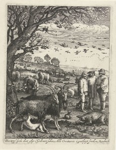 Landschap met drinkende Jupiter