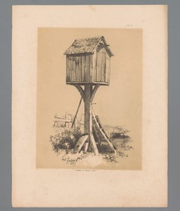 Landschap met duiventil