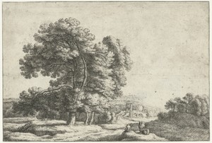 Landschap met een herder