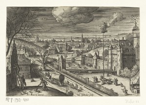 Landschap met een kasteel