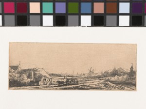 Landschap met een koets