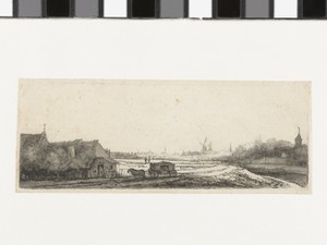 Landschap met een koets