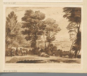 Landschap met Erminia en de oude schaapsherder