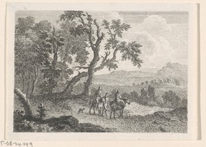 Landschap met figuren