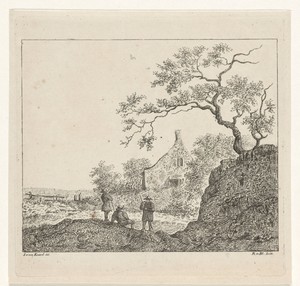 Landschap met figuren