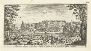 Landschap met gezicht op Etiolles
