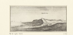 Landschap met gezicht op Muiderberg