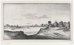 Landschap met gezicht op Mülheim