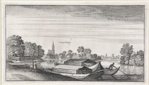 Landschap met gezicht op Straatsburg