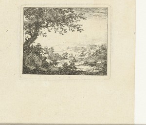 Landschap met herder