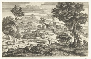 Landschap met herders