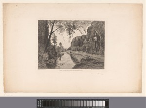 Landschap met het Canal Saint-Martin