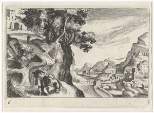 Landschap met Juda en Tamar