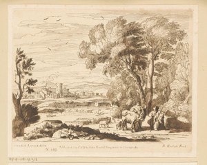 Landschap met Juno die Io toevertrouwt aan Argus