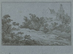Landschap met kasteel