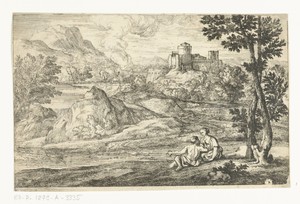 Landschap met kasteel