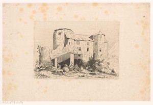 Landschap met kasteel