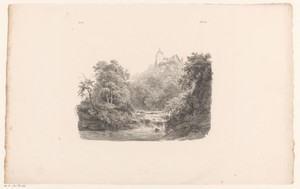 Landschap met kasteel Landsberg bij Kettwig