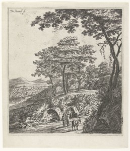 Landschap met kleine herder