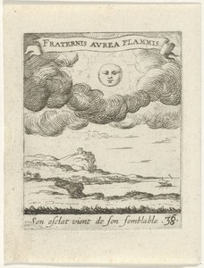 Landschap met maan