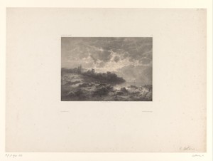 Landschap met meer