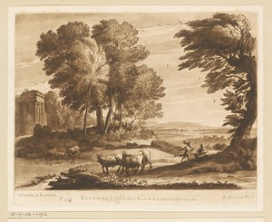Landschap met Mercurius en Battus