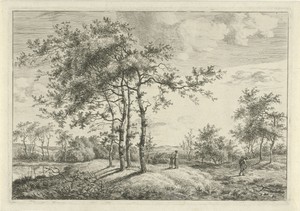 Landschap met moeder en kind