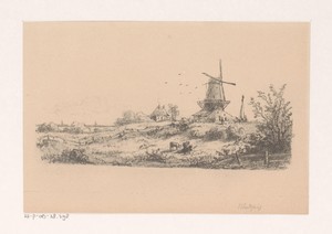 Landschap met molen