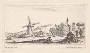 Landschap met molen