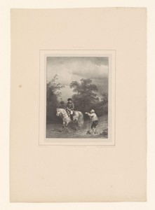 Landschap met Napoleon te paard
