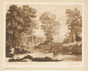 Landschap met Psyche gered van de verdrinkingsdood