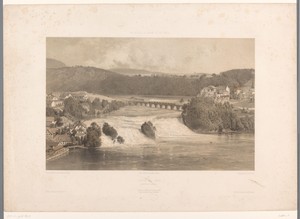 Landschap met Rheinfall bij Schaffhausen