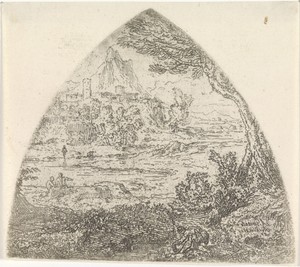 Landschap met rivier
